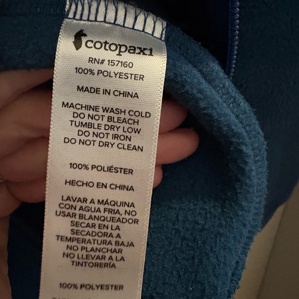 Cotopaxi Teca Fleece Jacket - women’s small, full zip - Picture 6 of 7